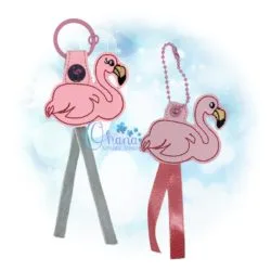 Leggy Flamingo Key Chain