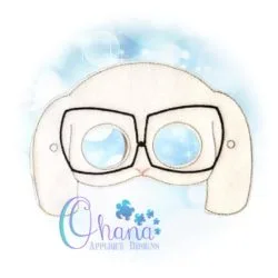 Hipster Bunny Pretend Mask
