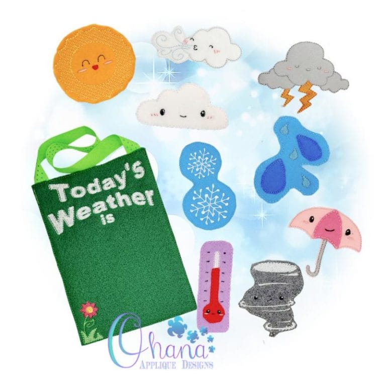 Kawaii Weather Busy Bag