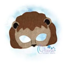 Lion Pretend Mask Embroidery