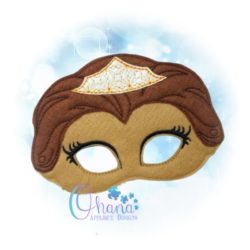 Princess Pretend Mask Embroidery
