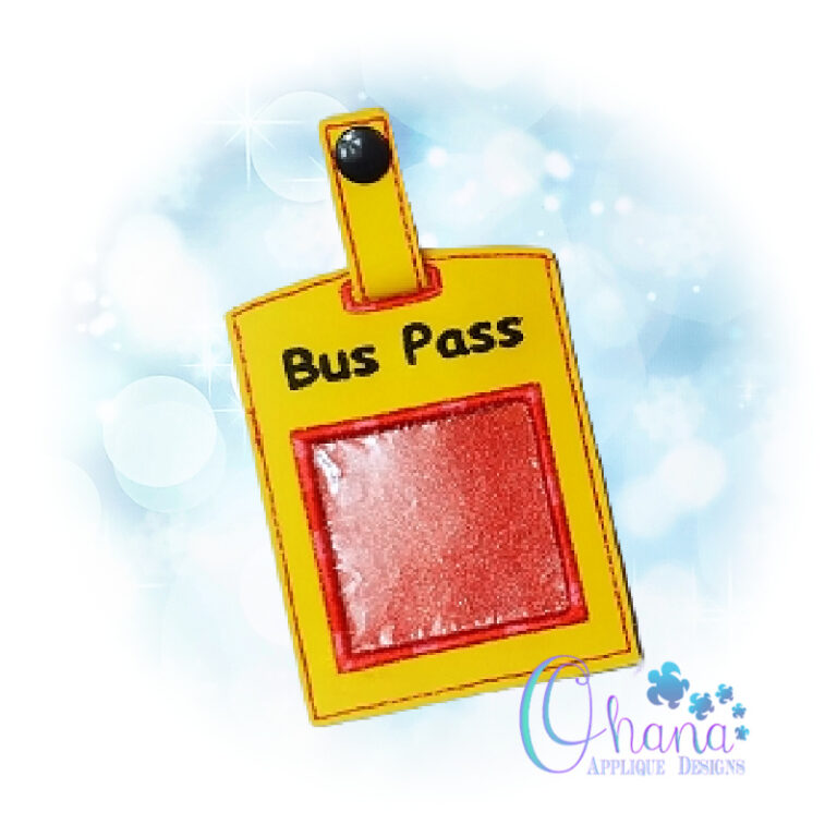 Bus Pass Holder Key Chain