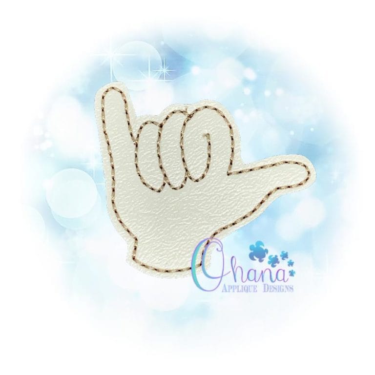 Shaka Hang Ten Feltie