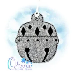 Diamond Bell Christmas Ornament