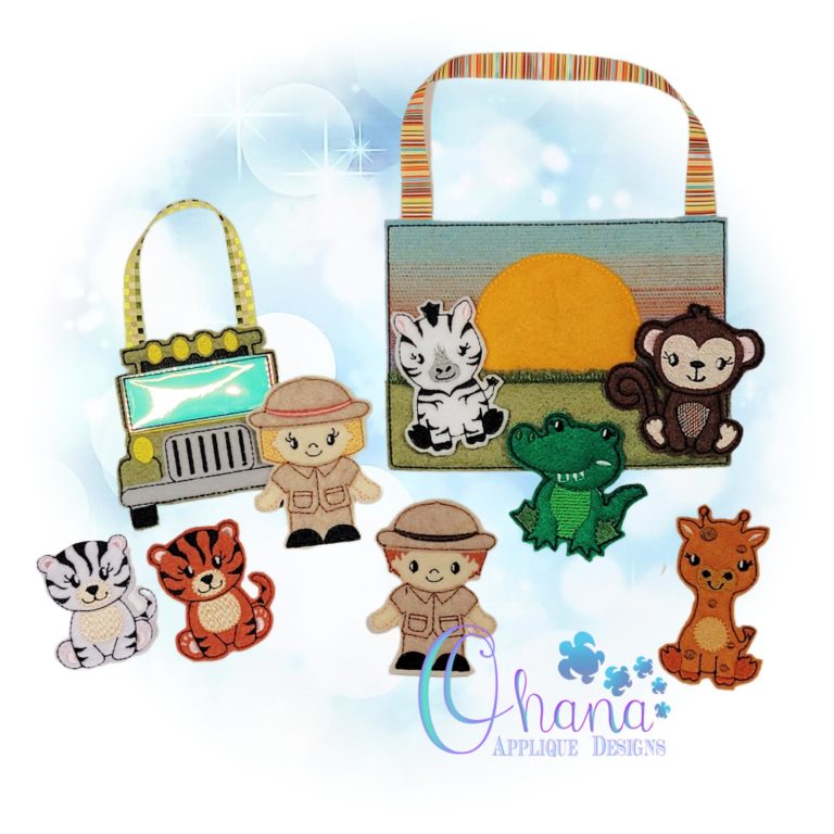 Safari Finger Puppets