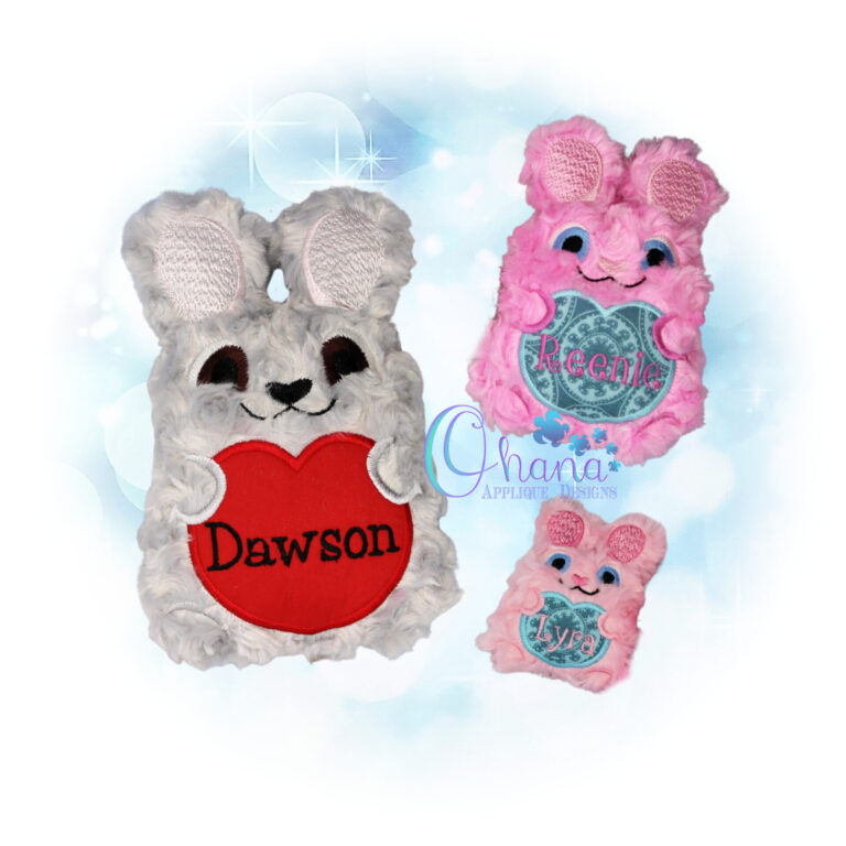 Heart Bunny Stuffie