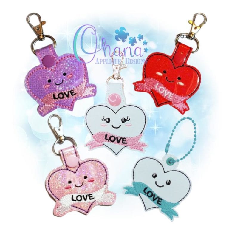 Heart Love Key Chain