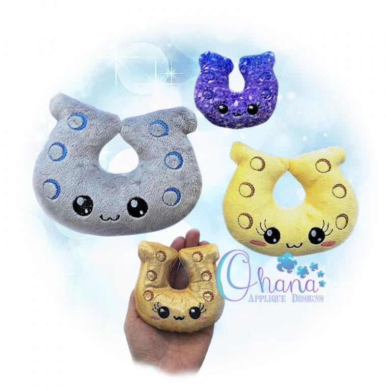 Lucky Horseshoe Stuffie Embroidery
