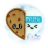 Milk and Cookie Heart