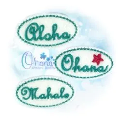 Hawaiian Sayings Feltie Set