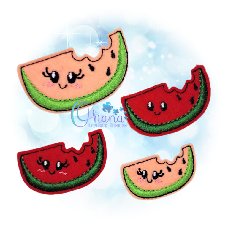 Kawaii Watermelon Feltie