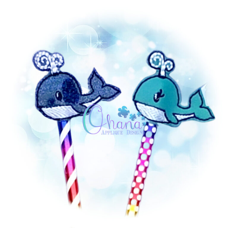 Whale Pencil Topper