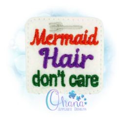 Mermaid Hair Feltie Embroidery
