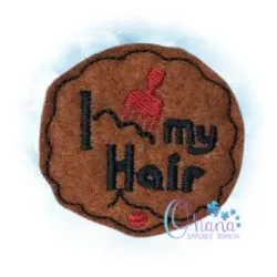 Hair Pick Feltie Embroidery