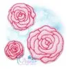 OAD Rose Feltie 80072 Rose Flower Feltie Embroidery