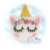 OAD Sleeping Unicorn Flowers Feltie 80072 Dreaming Unicorn Hoku Feltie