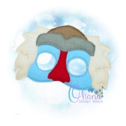 Baboon Pretend Mask Embroidery
