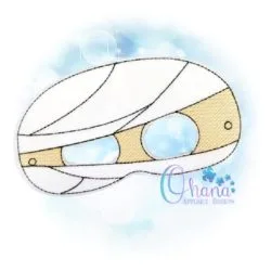 Mummy Pretend Mask Embroidery
