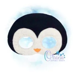 Penguin Pretend Mask Embroidery