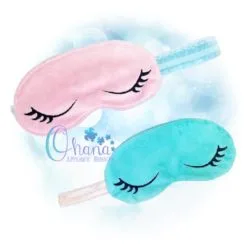 Eyelashes Sleeper Mask Embroidery