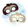 Sloth Pretend Mask Embroidery