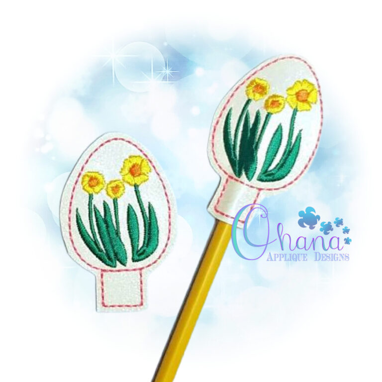Daffodil Egg Pencil Topper