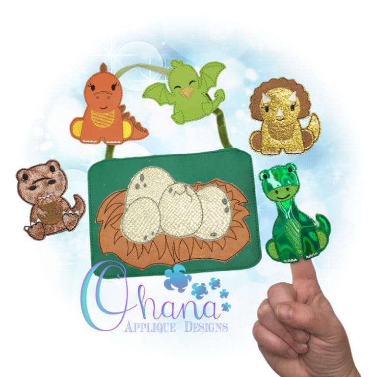 Dino-Might Dinosaur Finger Puppets