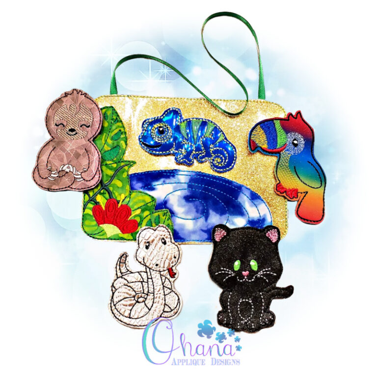 Rainforest Friends Finger Puppets