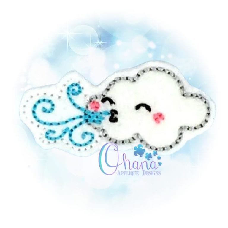 Wind Feltie Embroidery Design