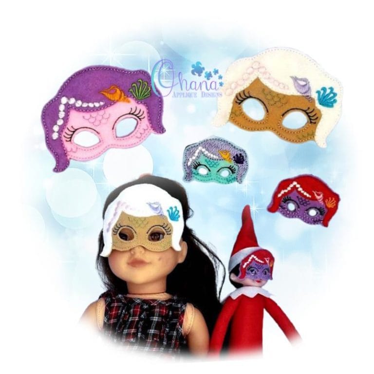 Mermaid Doll Pretend Mask