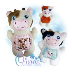 Betsy Cow Stuffie Embroidery