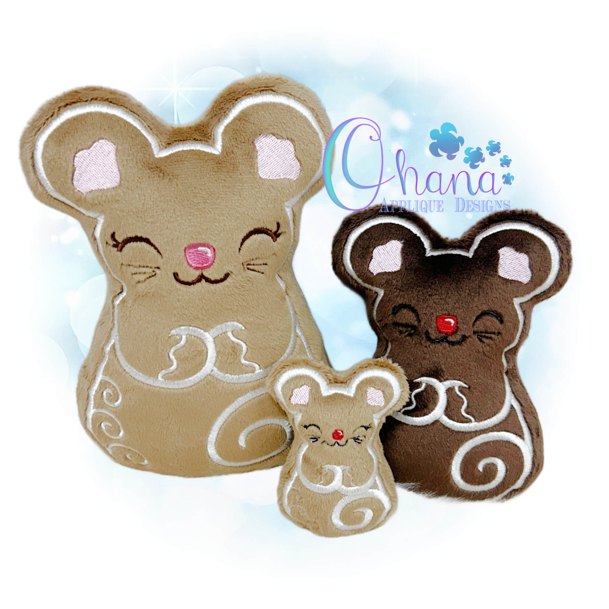 OAD Gingerbread Mouse Stuffie 2000 copy