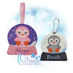 Penguin Snowglobe Ornament