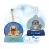 OAD Walrus CO 800 72 Walrus Snowglobe Ornament