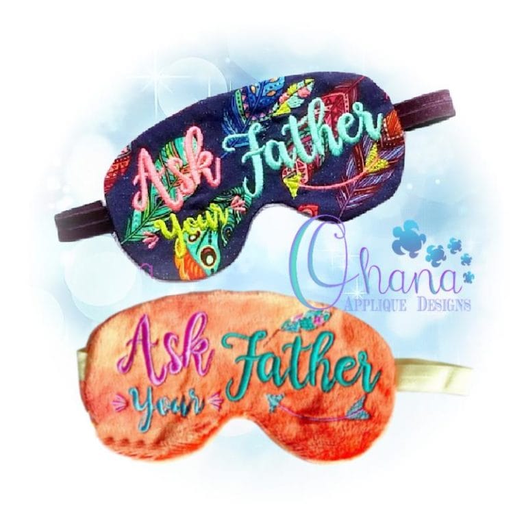 Ask Your Father Sleep Mask