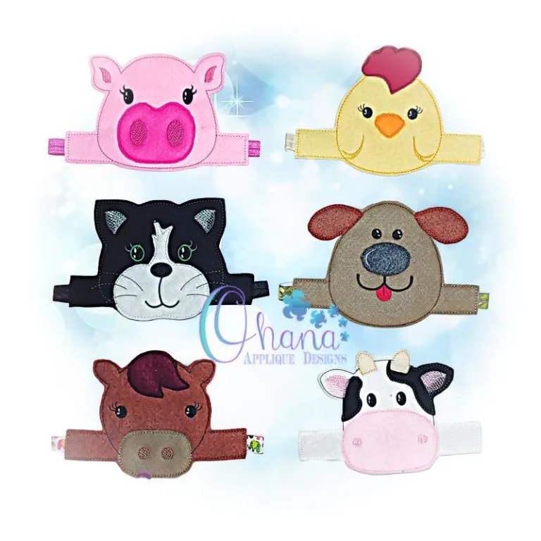 Farm Animal Mask Band