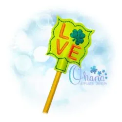 Luck Shamrock Pencil Topper