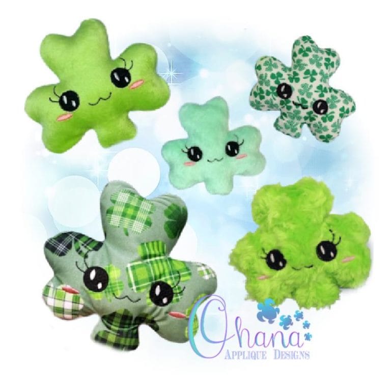 Kawaii Shamrock Clover Stuffie