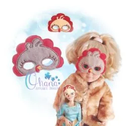 OAD Turkey Doll PM 80072 Turkey Doll Pretend Mask