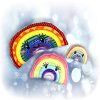 rainbow stuffie embroidery design