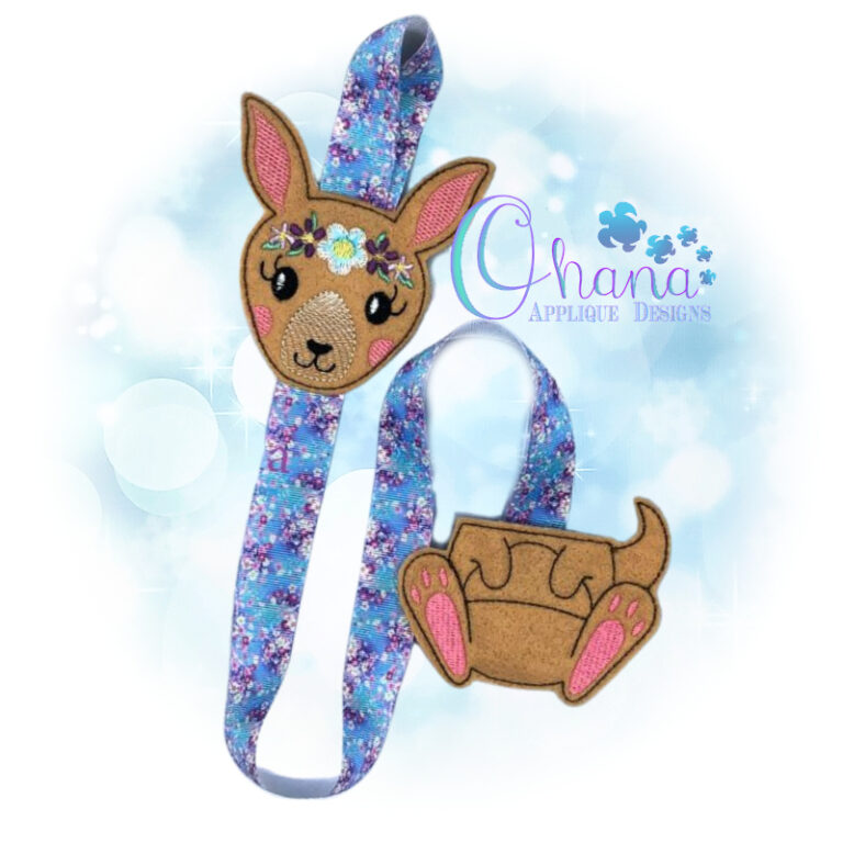 Floral Kangaroo Bow Holder