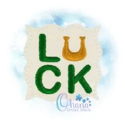 Luck with Horseshoe Feltie