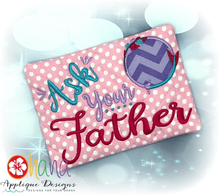 Ask Father Mug Rug