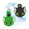 Dragon Key Chain Embroidery