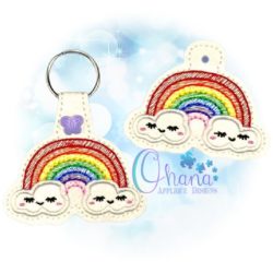 Kawaii Rainbow Key Chain