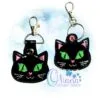 OAD Misty Cat KC 80072 Cat Key Chain Embroidery
