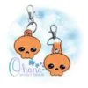OAD Skeleton KC 800(1)72 Skeleton Key Chain Embroidery