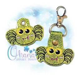 Spider Key Chain Embroidery