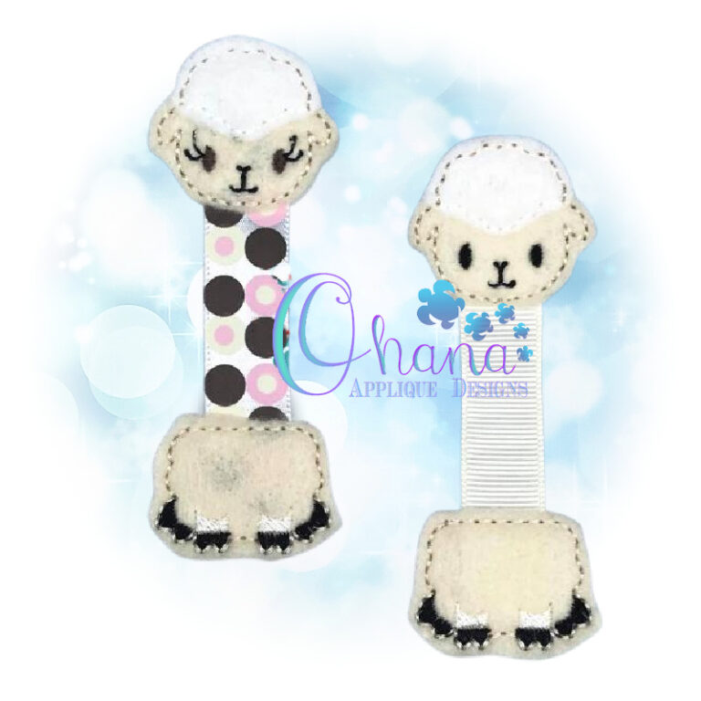 Lamb Ribbon Bookmark