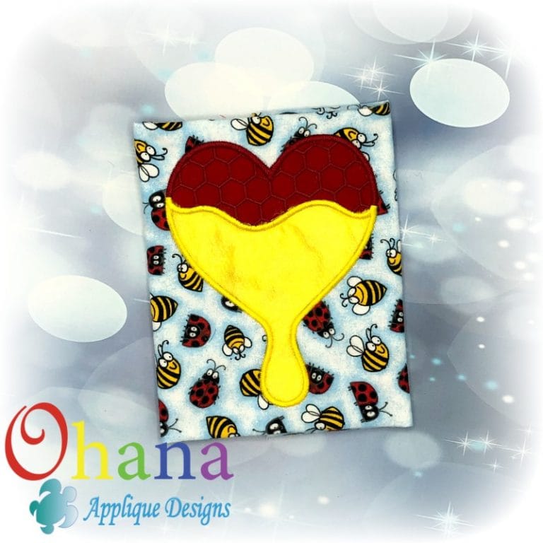 Honeycomb Heart Applique